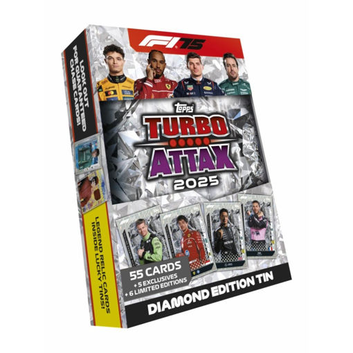 Picture of Topps Turbo Attax Formula 1 2025 Mega Tin Diamond Edition